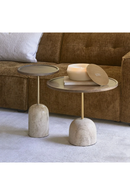 Mango Wood Pedestal Side Table | Rivièra Maison Malibu | Dutchfurniture.com