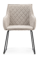 Quilted Dining Armchair | Rivièra Maison Frisco Drive | Dutchfurniture.com