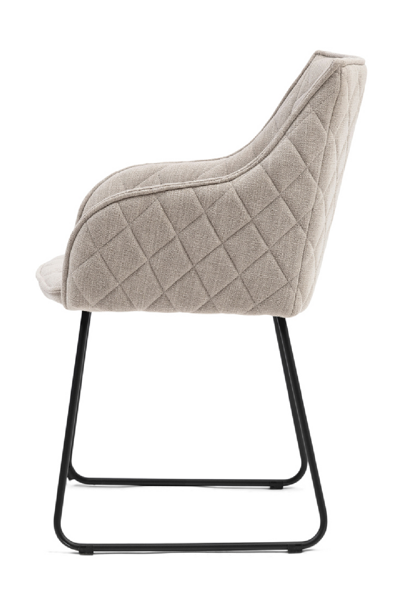 Quilted Dining Armchair | Rivièra Maison Frisco Drive | Dutchfurniture.com