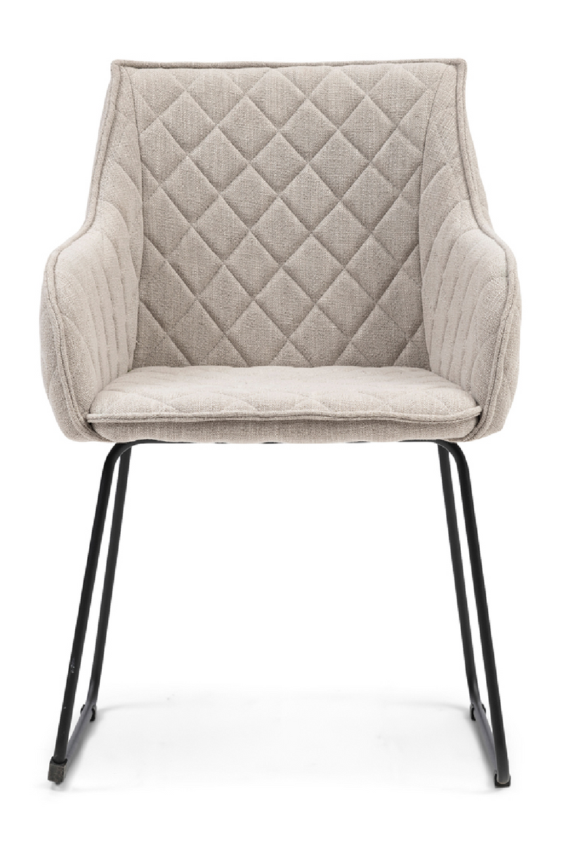 Quilted Dining Armchair | Rivièra Maison Frisco Drive | Dutchfurniture.com