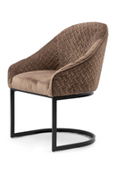 Velvet Cantilevered Dining Armchair | Rivièra Maison Lincoln | Dutchfurniture.com