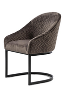 Velvet Cantilevered Dining Armchair | Rivièra Maison Lincoln | Dutchfurniture.com