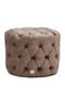 Round Quilted Footstool | Rivièra Maison Opera | Dutchfurniture.com