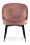 Round Velvet Dining Chair | Rivièra Maison Isola Di Capri | Dutchfurniture.com