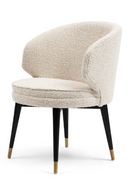 Round Boucle Dining Chair | Rivièra Maison Isola Di Capri | Dutchfurniture.com