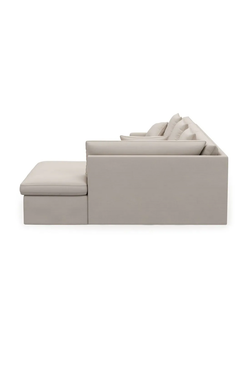 Natural Fabric Corner Sofa | Rivièra Maison Lennox (MTO)  | Dutchfurniture.com