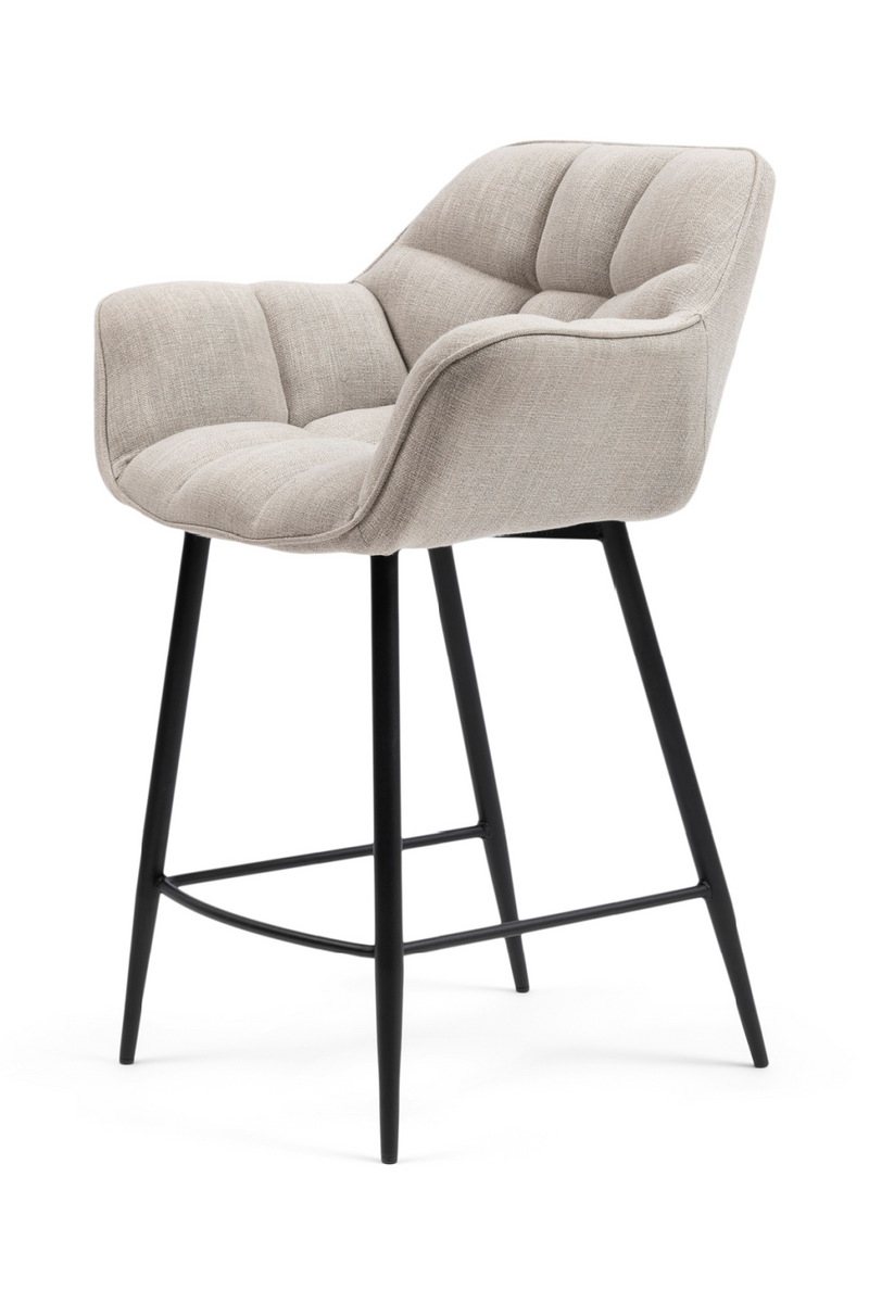 Gray Linen Counter Chair | Rivièra Maison Carnaby | DutchFurniture.com