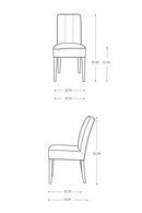 Striped Linen Dining Chair | Rivièra Maison The Jade | Dutchfurniture.com