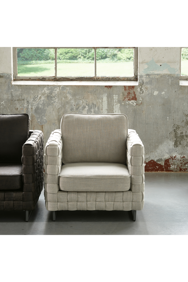 Braided Linen Armchair | Rivièra Maison Room 48 | Dutchfurniture.com