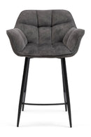 Upholstered Industrial Counter Chair | Rivièra Maison Carnaby | Dutchfurniture.com