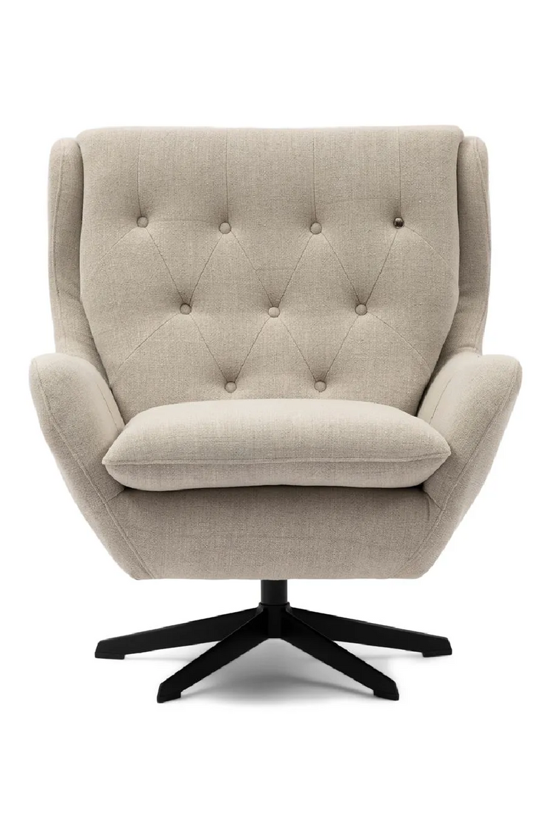 Retro top swivel armchair
