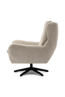 Linen Retro Swivel Armchair | Rivièra Maison The Statesman | Dutchfurniture.com