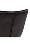 Black Leather Swivel Dining Armchair | Rivièra Maison Carnaby | Dutchfurniture.com