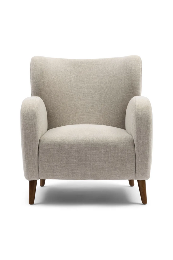 Light Gray Linen Lounge Chair | Rivièra Maison La Contessina | Dutchfurniture.com