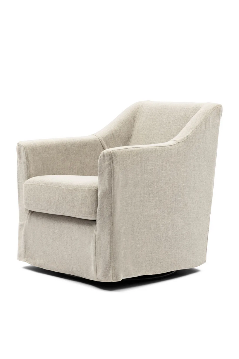Beige Rotatable Lounge Chair | Rivièra Maison Huntington | Dutchfurniture.com