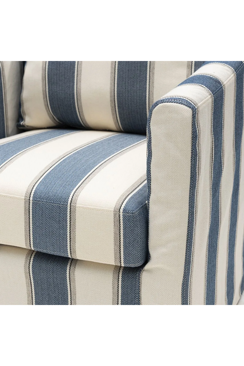 Blue Stripe Swivel Chair | Rivièra Maison Moretta | Dutchfurniture.com