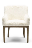 White Fur Dining Chair | Rivièra Maison Whistler | Dutchfurniture.com