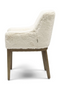 White Fur Dining Chair | Rivièra Maison Whistler | Dutchfurniture.com