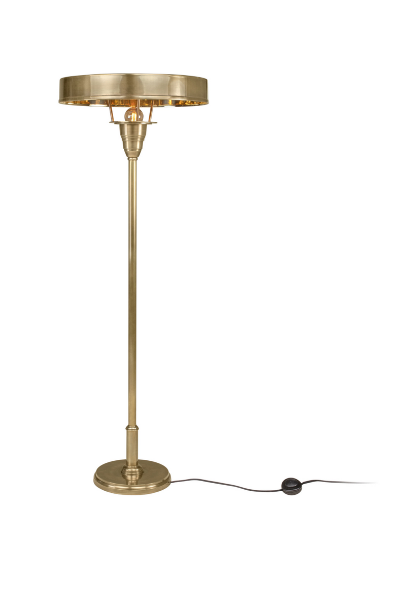 Brass Industrial Floor Lamp | Versmissen Auriol | Dutchfurniture.com