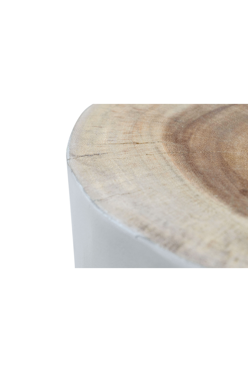 White Wood Stool / Table | Versmissen Tree | Dutchfurniture.com