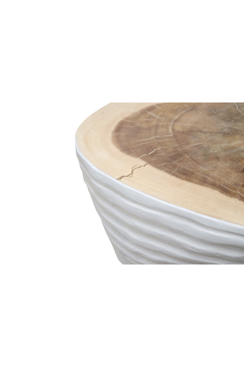 White Wooden Accent Table | Versmissen Twirl | Dutchfurniture.com