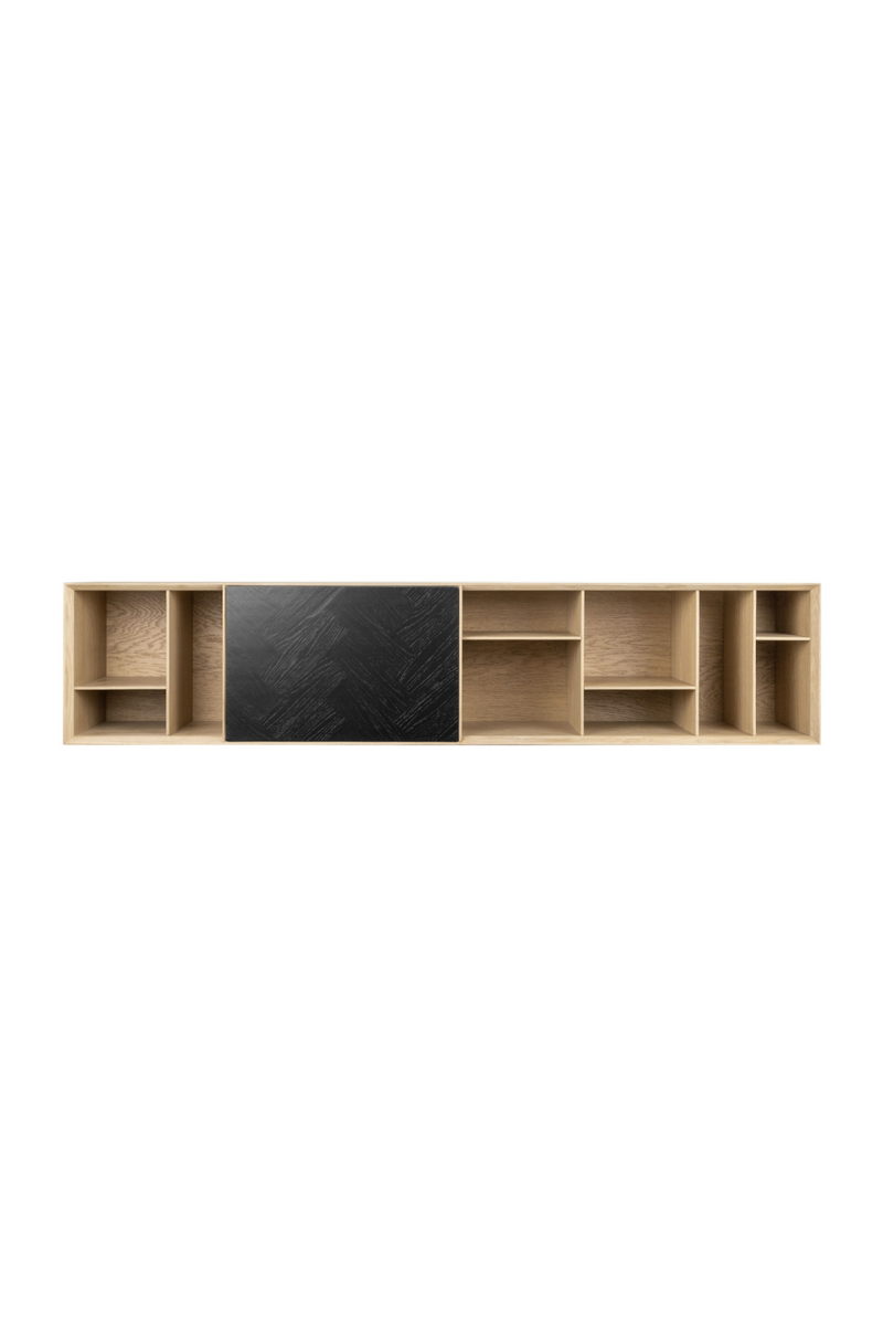 Herringbone Wooden Hanging Bookcase | Versmissen Bible | Dutchfurniture.com