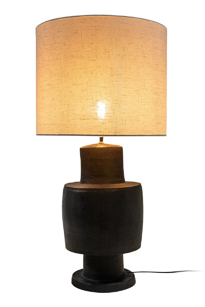 Terracotta Drum Table Lamp | Versmissen Blacky | Dutchfurniture.com