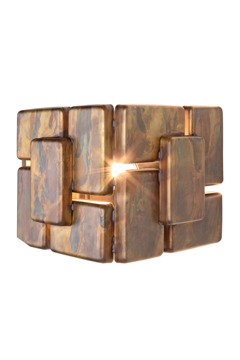 Oxidized Brass Wall Lamp | Versmissen Bruto | Dutchfurniture.com
