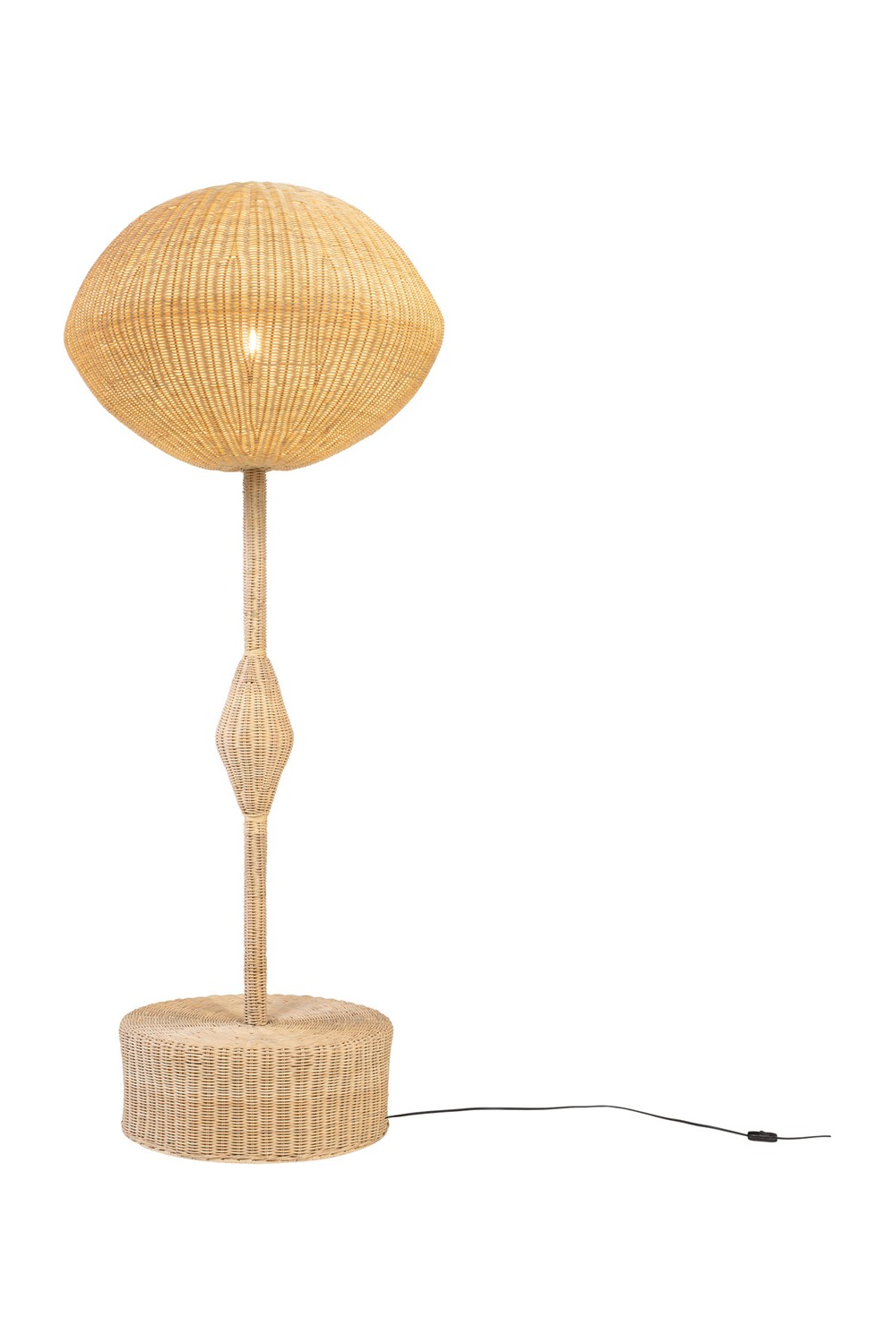 Natural Rattan Floor Lamp | Versmissen Chupa | Dutchfurniture.com