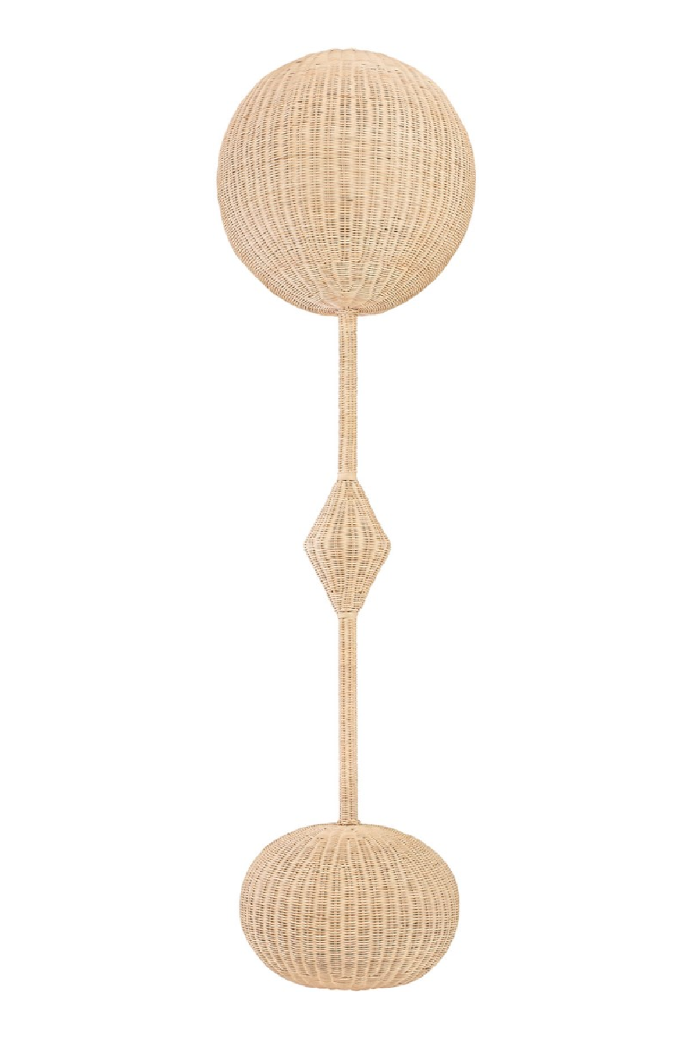 Modern Rattan Floor Lamp | Versmissen Chup | Dutchfurniture.com