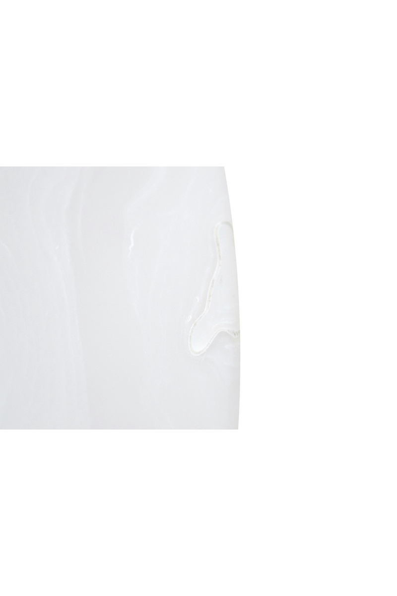 White Marble Pedestal Dining Table | Versmissen Cone | Dutchfurniture.com