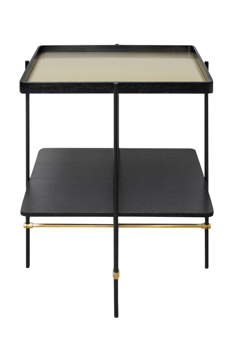 Black 2-Layer Occasional Table | Versmissen Highline | Dutchfurniture.com