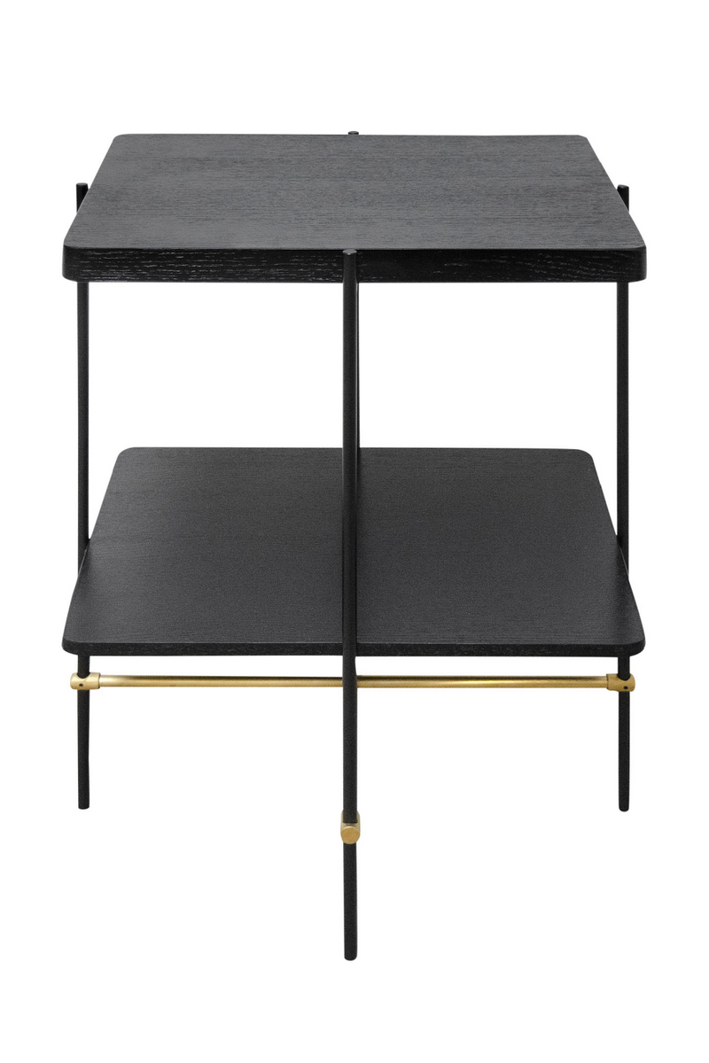 Black 2-Layer Occasional Table | Versmissen Highline | Dutchfurniture.com