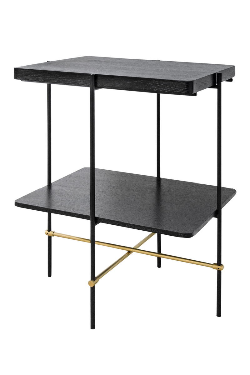 Black 2-Layer Occasional Table | Versmissen Highline | Dutchfurniture.com