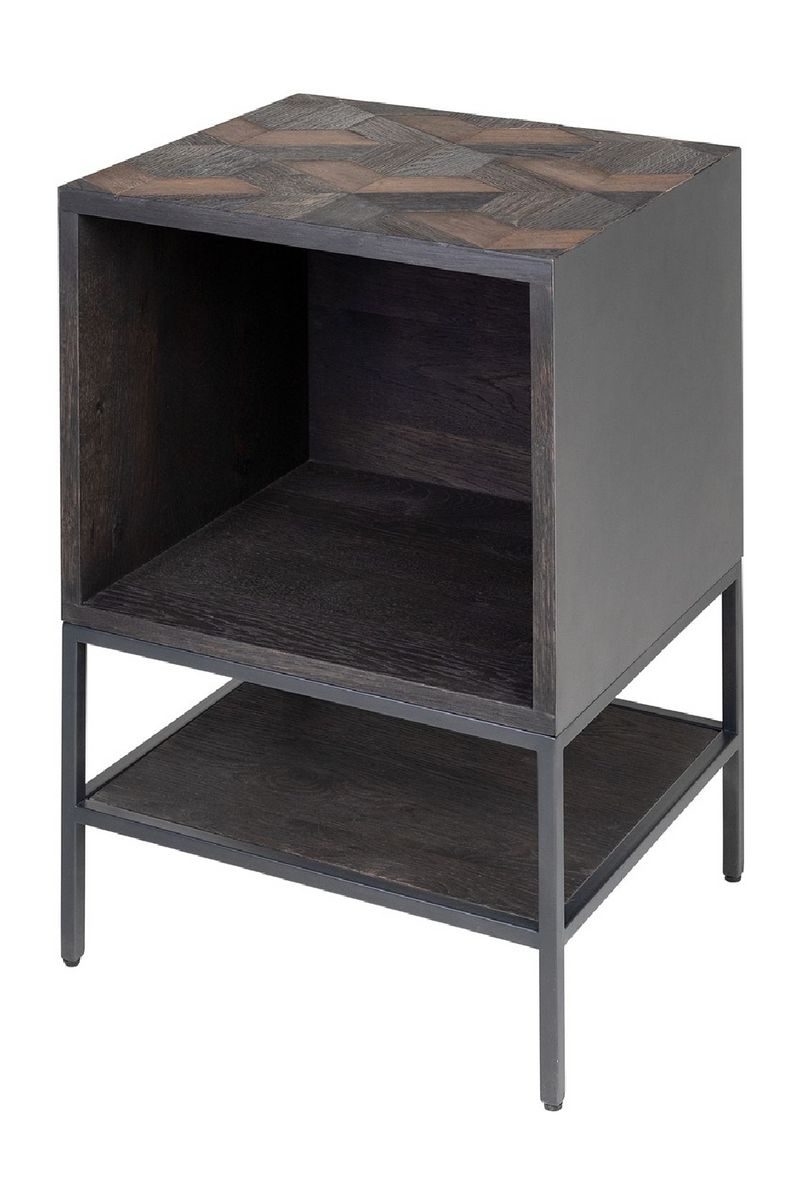 Oak Parquet Bedside Cabinet | Versmissen Illusion | Dutchfurniture.com