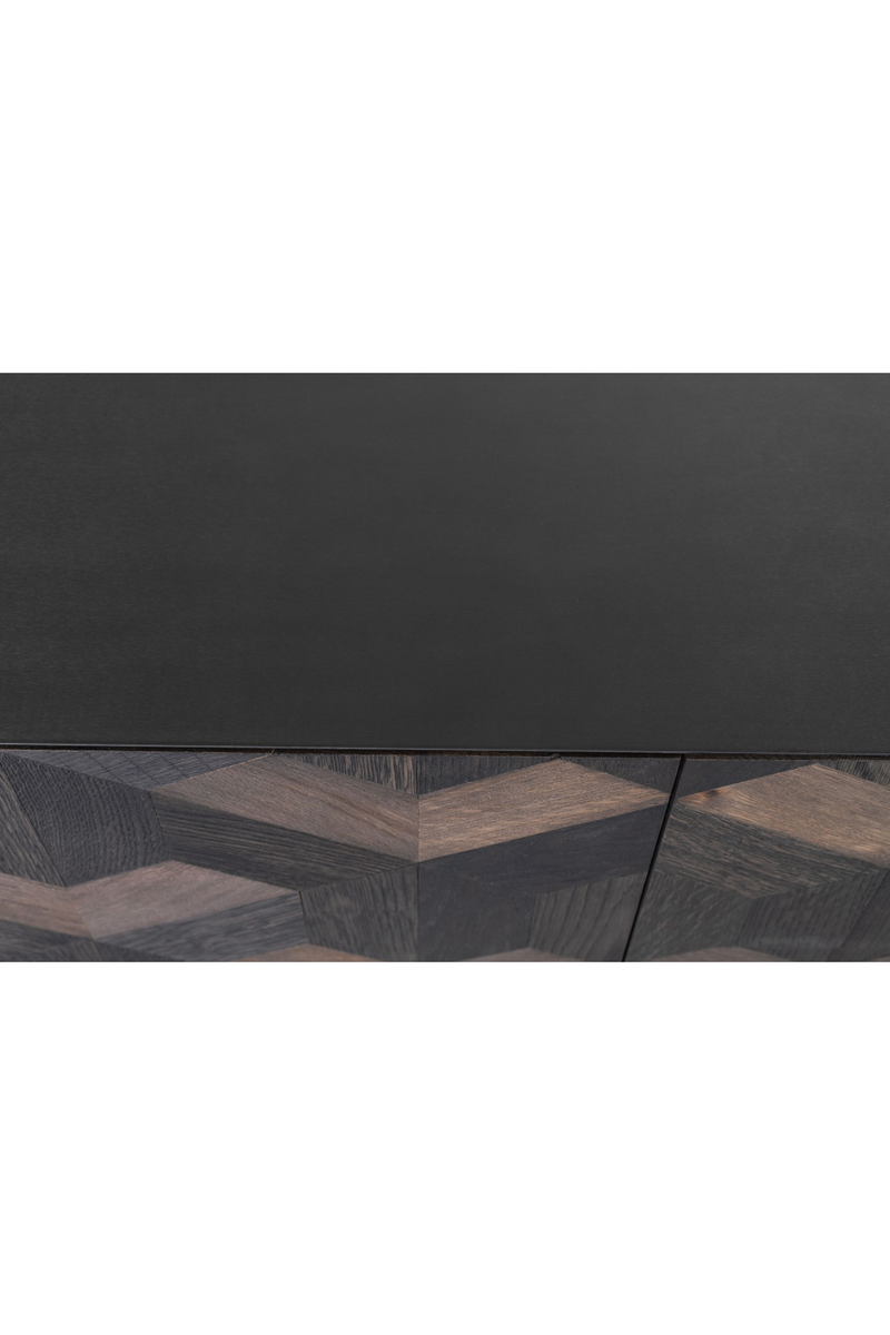Oak Parquet Sideboard with Toprack | Versmissen Illusion | Dutchfurniture.com