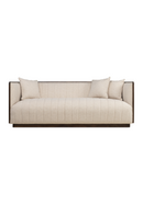 Beige Channeled Sofa | Versmissen Isabel | Oroatrade.com