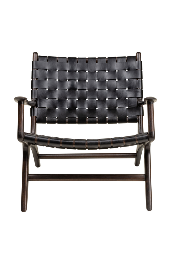 Braided Leather Lounge Chair | Versmissen Kopenhagen | Oroatrade.com