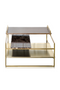Multi-layered Gold Coffee Table | Versmissen Architect | Dutchfurniture.com