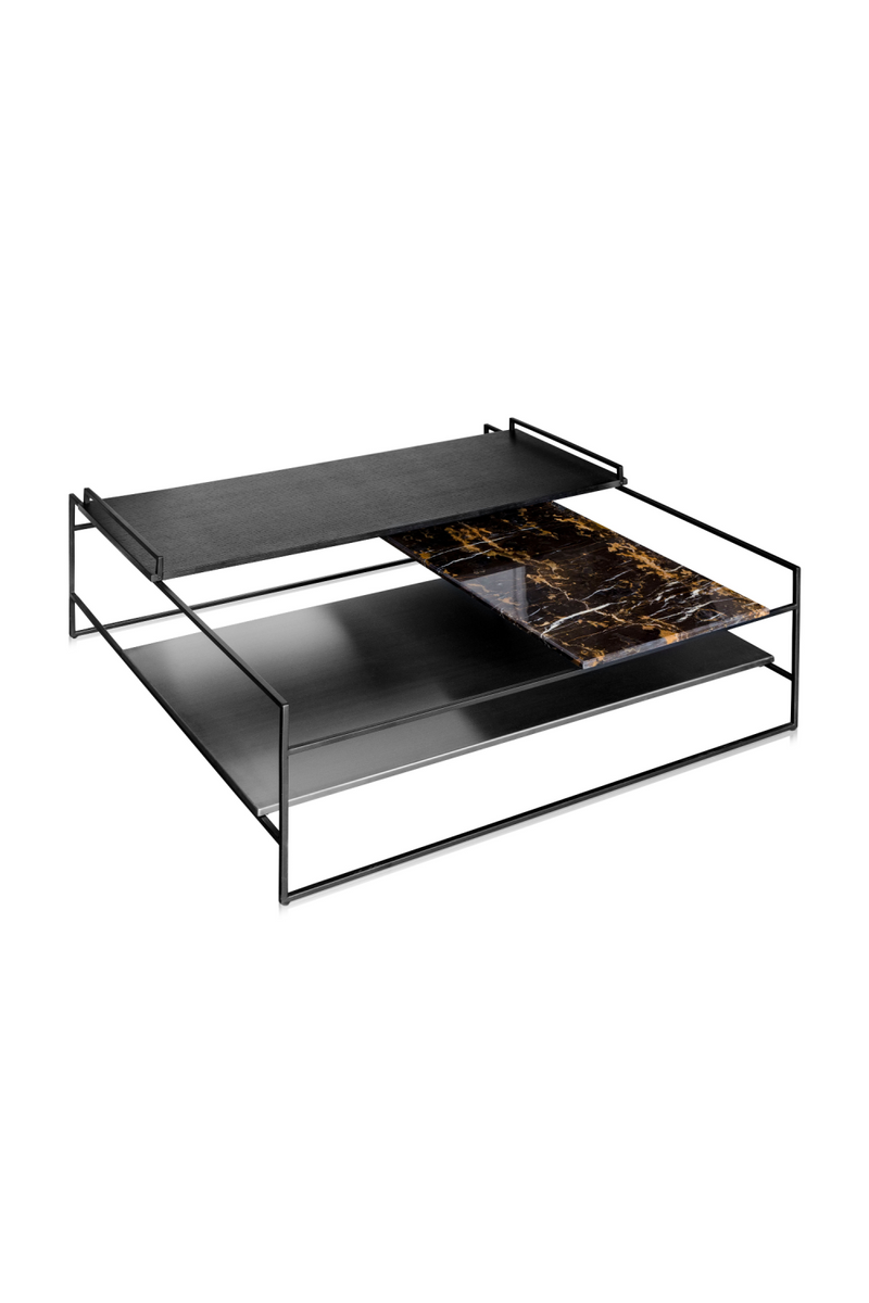 Multi-layered Black Coffee Table | Versmissen Architect | Dutchfurniture.com