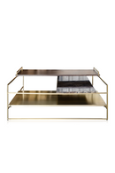 Multi-layered Gold Coffee Table | Versmissen Architect | Dutchfurniture.com