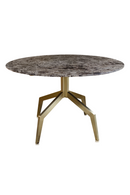 Brown Marble Round DIning Table | Versmissen Razor | Dutchfurniture.com