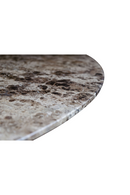 Brown Marble Round DIning Table | Versmissen Razor | Dutchfurniture.com