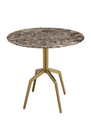 Brown Marble Round DIning Table | Versmissen Razor | Dutchfurniture.com