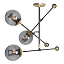 Smoked Glass Hanging Lamp L | Versmissen Orbit | Dutchfurniture.com