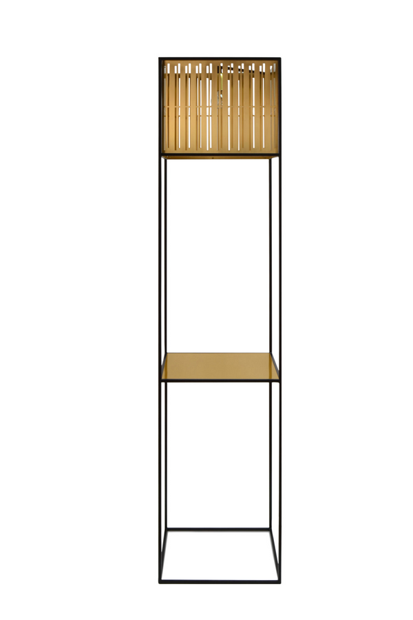 Steel Framed Brass Floor Lamp | Versmissen Oriente | Dutchfurniture.com