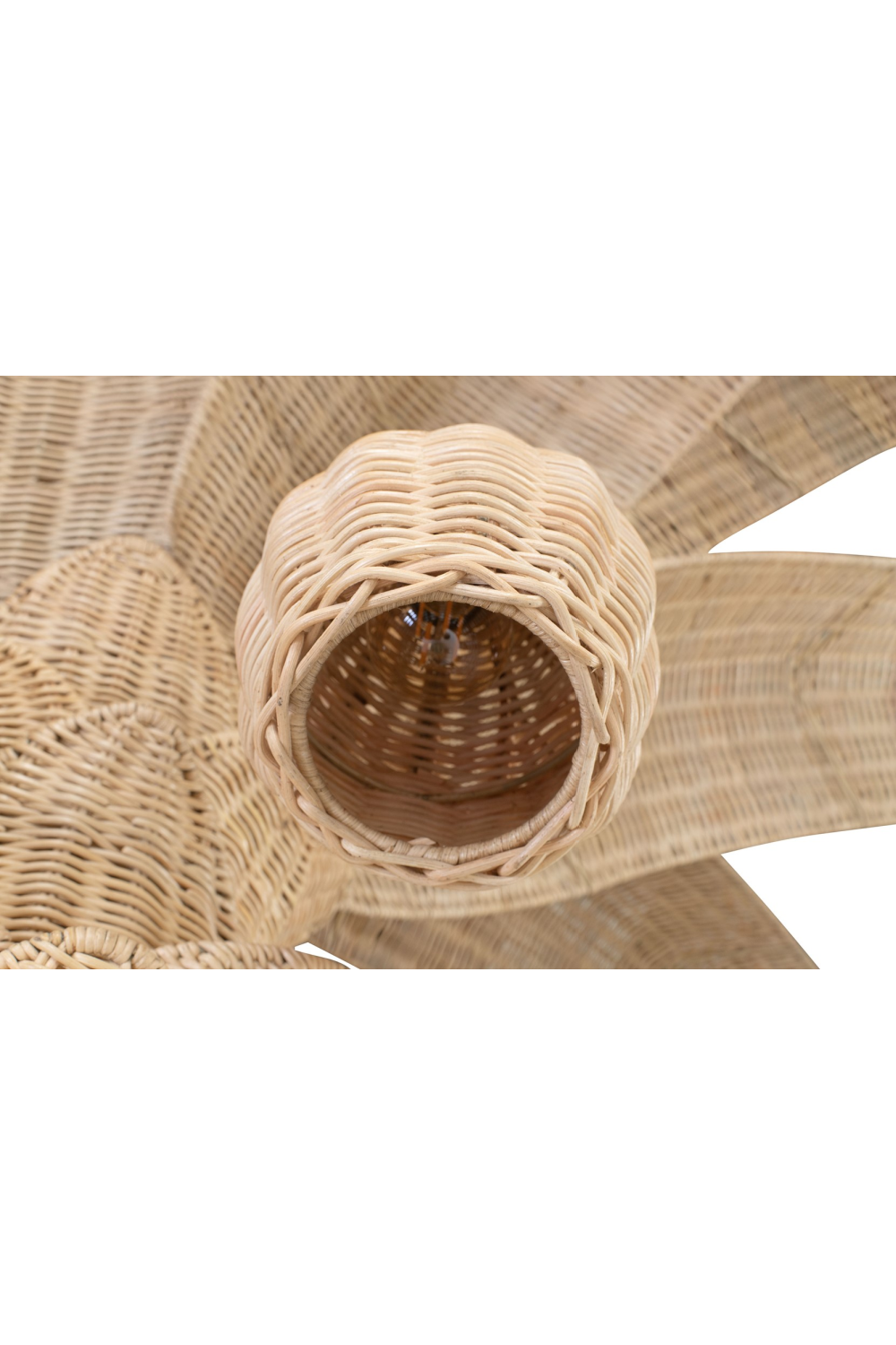 Handcrafted Rattan Floor Lamp | Versmissen Palm Tree | Dutchfurniture.com