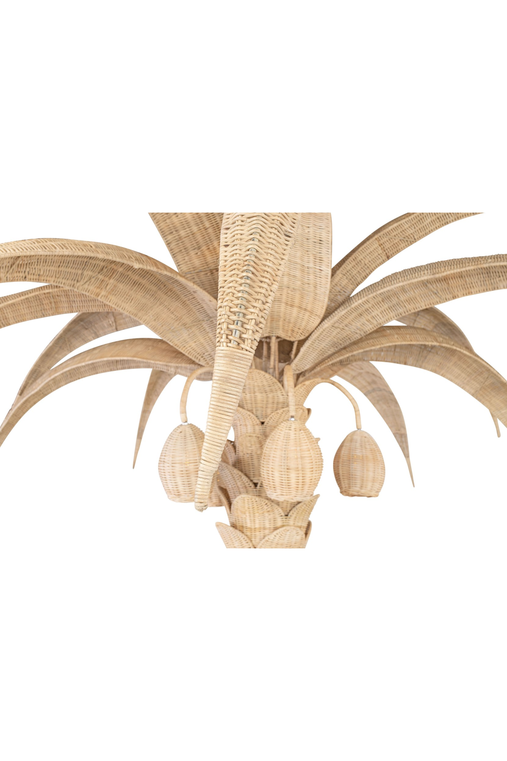 Handcrafted Rattan Floor Lamp | Versmissen Palm Tree | Dutchfurniture.com