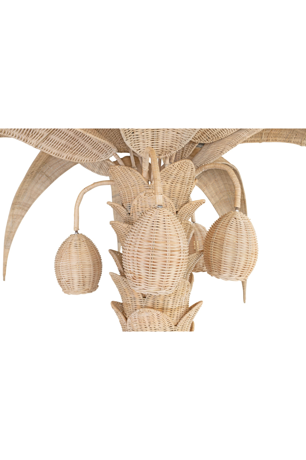 Handcrafted Rattan Floor Lamp | Versmissen Palm Tree | Dutchfurniture.com