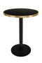 Black Pedestal Bar Table | Versmissen Pigalle | Dutchfurniture.com